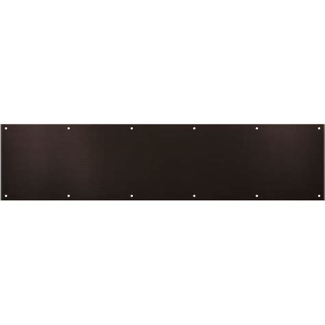 Shop Gatehouse 34 In X 8 In Oil Rubbed Bronze Entry Door Kick Plate At