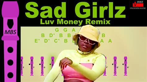 Sad Girlz Luv Money Remix Amaarae Ft Kali Uchis Moliy Flute Recorder