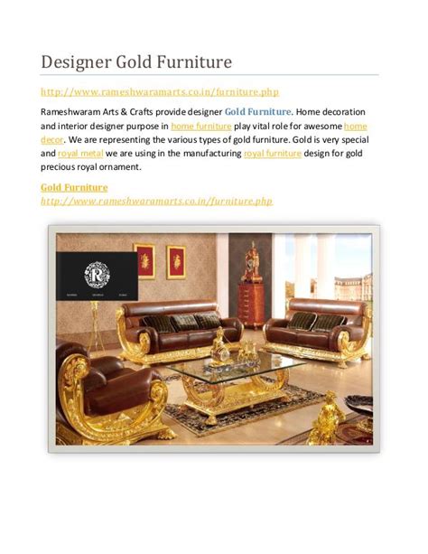 Best Gold Furniture Designer Gold Furniture Joomag Newsstand