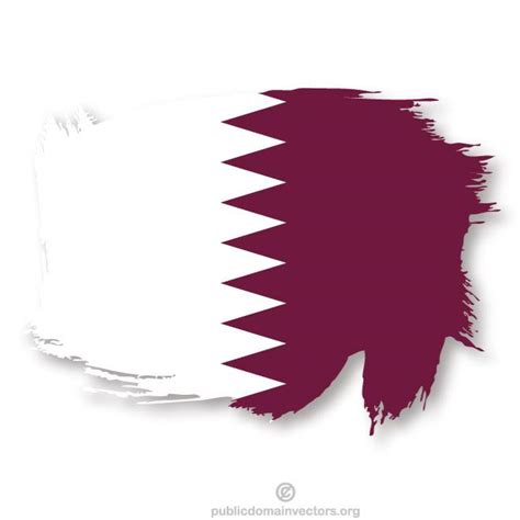Flag Of Qatar 2 Royalty Free Stock Svg Vector And Clip Art