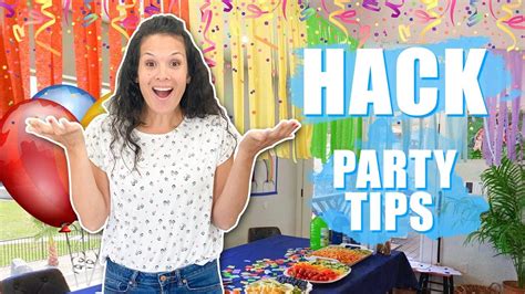 easy party planning tips youtube
