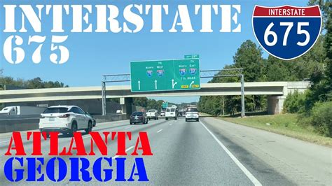 I 675 North Full Route Atlanta Georgia 4k Highway Drive Youtube