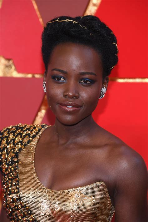 Lupita nyong'o just appeared on the red carpet looking—spoiler alert—stunning. Lupita Nyong'o - Oscars 2018 Red Carpet