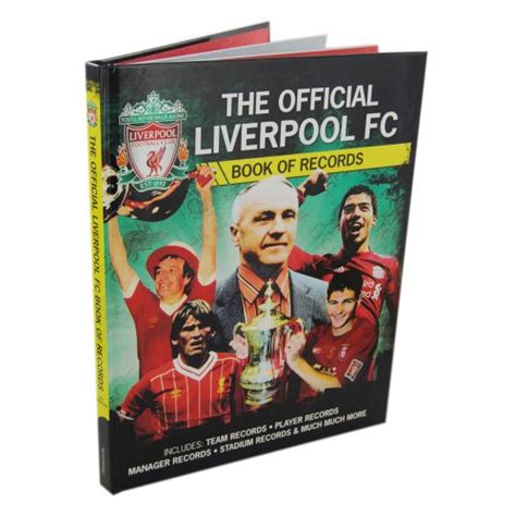 The Official Liverpool Fc Book Of Records Book The Fast Free Shipping