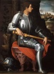 Foto: Giorgio Vasari - Portrait d’Alexandre de Médicis, devant la ville ...
