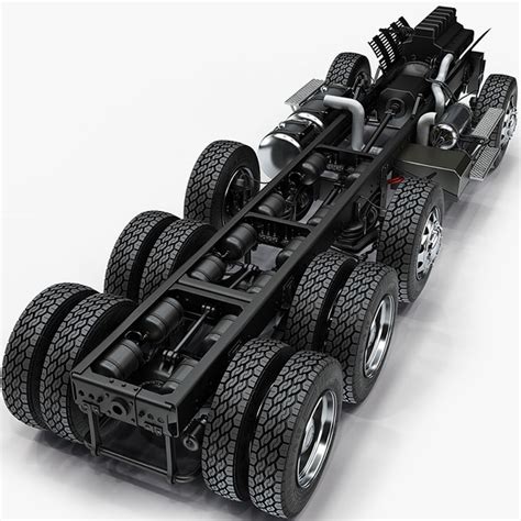 3d Truck Chassis Completely Model