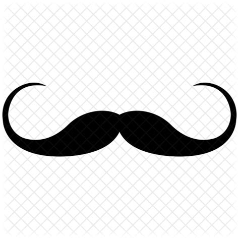Handlebar Mustache Icon Download In Glyph Style