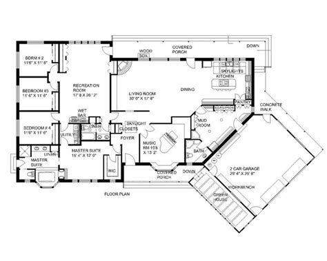 Concrete Block Icf Design Home 4 Bdrm 3 Bath 3496 Sq Ft Plan