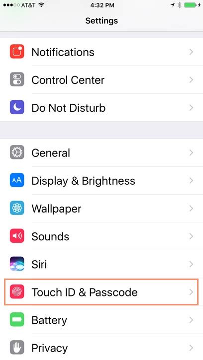 General Settings Iphone