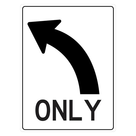 All Traffic Turn Left Or Right Sign Buy Now Discount Safety Signs