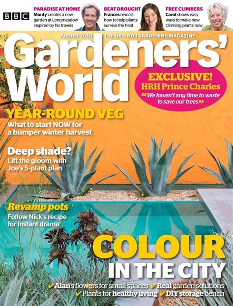 Bbc Gardeners World Back Issue August 2018 Digital In 2021