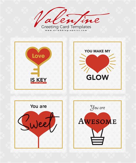 valentine greeting card templates dribbble graphics