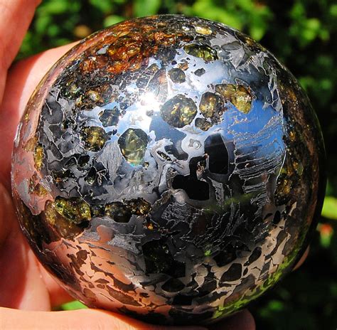 Sparkletrain Spherefactor Incredible Rare Seymchan Pallasite Olivine