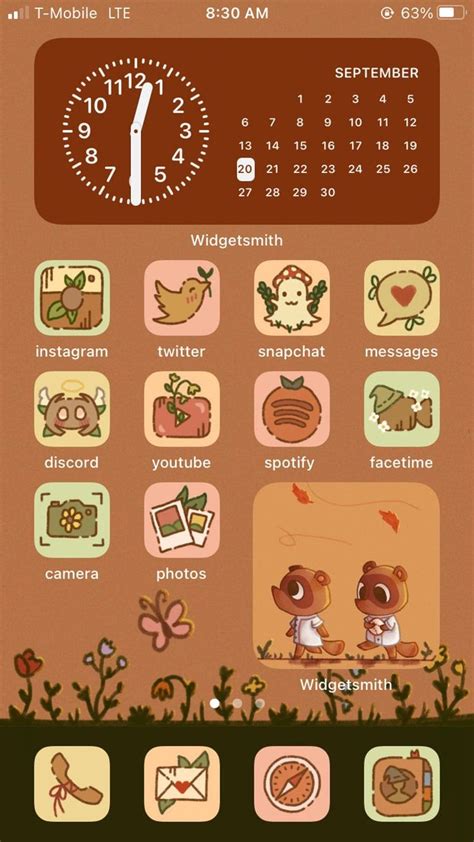Cottagecore / Fall Aesthetic iPhone iOS 14 App Icons | App icon, Iphone