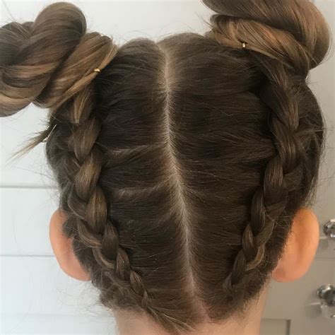 23 how to do space buns with braids top ideas