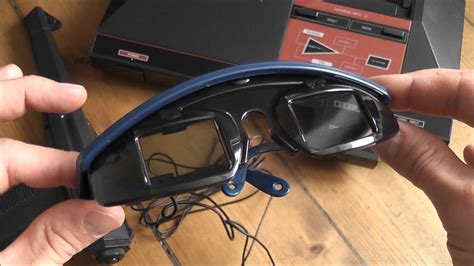 3d Sega Master System Glasses On The Cheap Alternative Modern Lcd Shutter Lenses Youtube