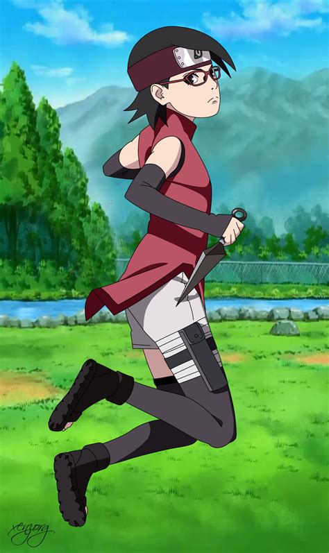 Lihat Wallpaper Keren Sarada Uchiha Background Wallpaper Keren Images