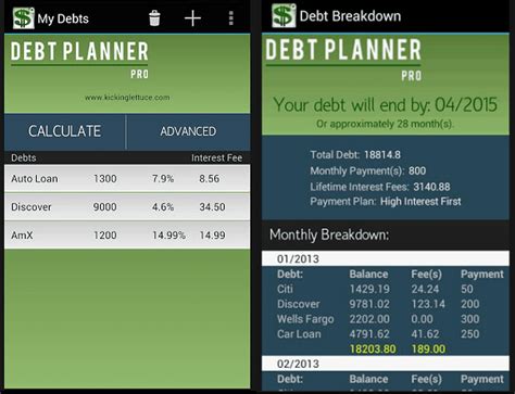 Featured in amazing android app for dummies book. Debt Tracker Apps for Android