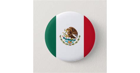 Mexico Flag Button Zazzle