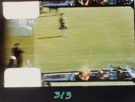 Frame 313 Of 8mm Home Movie Of Assassination Of John F Kennedy