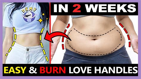 10 Min Easy Love Handles And Muffin Top Workouts For Tiny Waist 2 Weeks