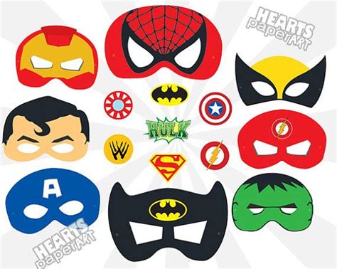 Fun preschool counting puzzles for early ferid 3 hours ago preschool worksheets leave a comment 4 views. Superhero Masks - Printable- Cutout - Spiderman, Batman ...