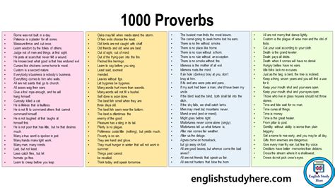 Proverbs Archives English Study Here
