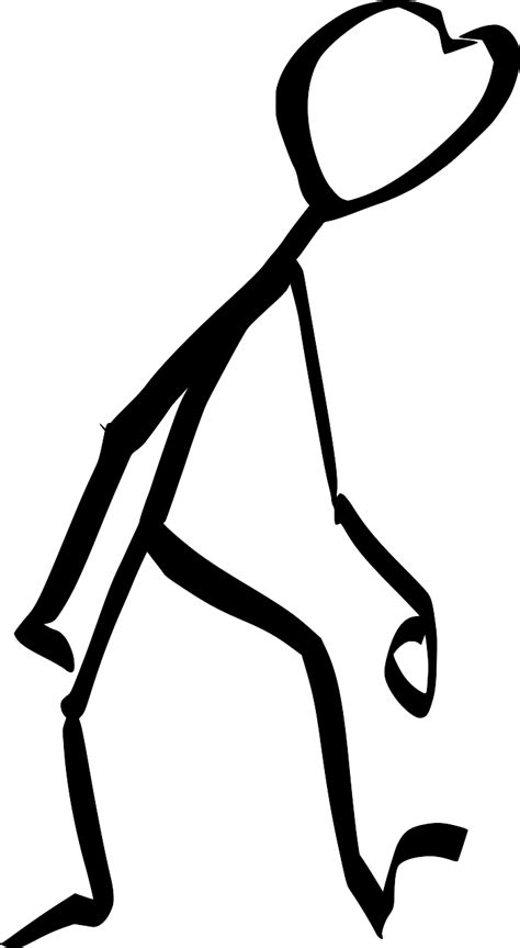 Svg Hombre De Matchstick Figura De Palo Stickman Imagen E Icono