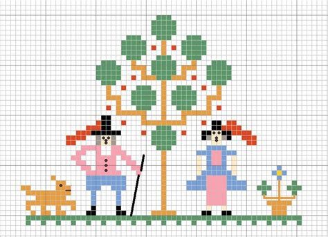 Cross stitched motif with rose for your tablecloth and kitchen towels. N e e d l e p r i n t: Vintage Cross Stitch China and Free ...