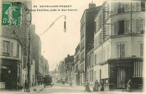 92 Levallois Perret Café Et Boucherie Rue Fazillau Près Rue Gravel 1907