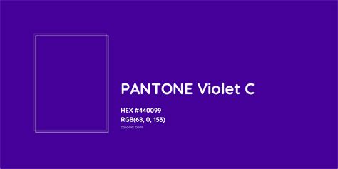 Pantone Violet C Complementary Or Opposite Color Name And Code 440099