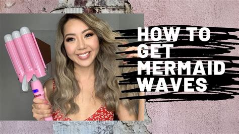 Mermaid Waves Hair Tutorial Unboxing Mermade Hair Waver Youtube