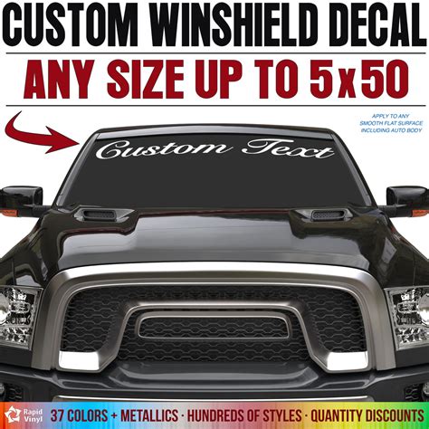 Inspirasi Terkini Windshield Banners Decals