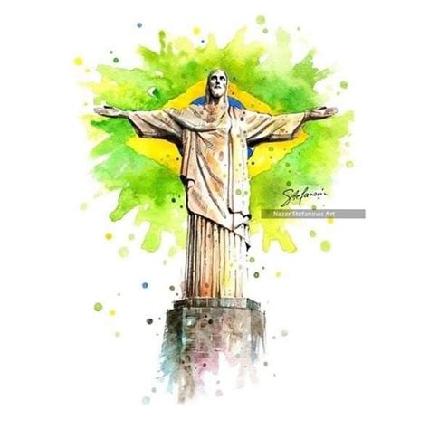 Pin By Talban Frizotti On Gravuras Brazil Art Christ The Redeemer Christ The Redeemer Statue