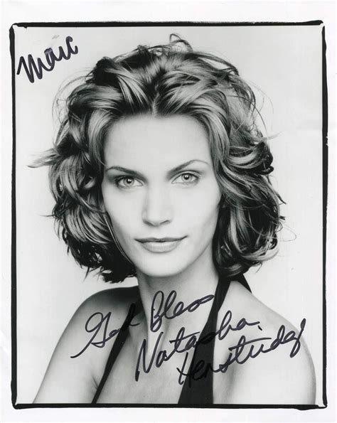 Natasha Henstridge Autograph Signed Photographs