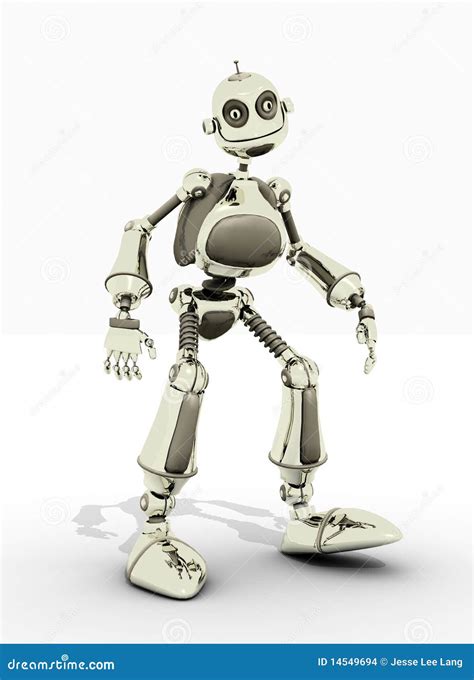 Friendly Robot Stock Illustration Illustration Of Machine 14549694