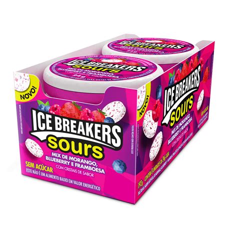 Ice Breakers Mints Sours 8x24g Hersheys Hersheys