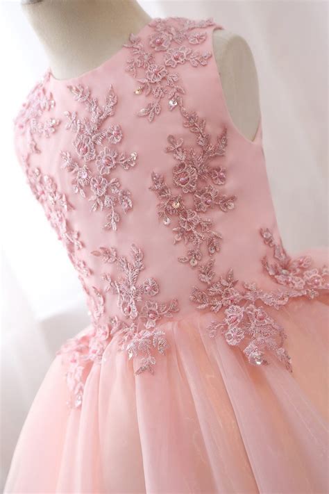 Beautiful Girls Ball Gown Evening Dress Pink Princess Dress Etsy