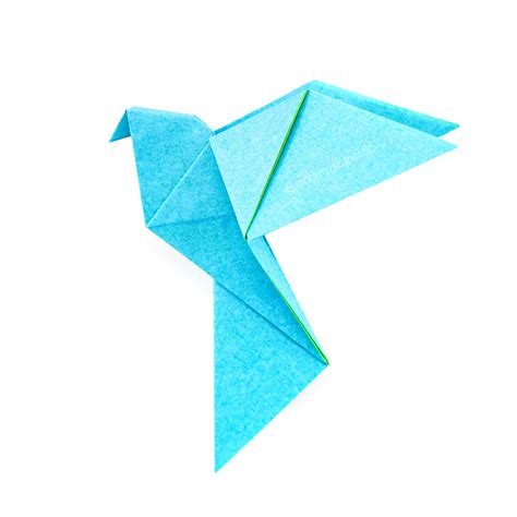 How To Make An Origami Dove Folding Instructions Origami Guide