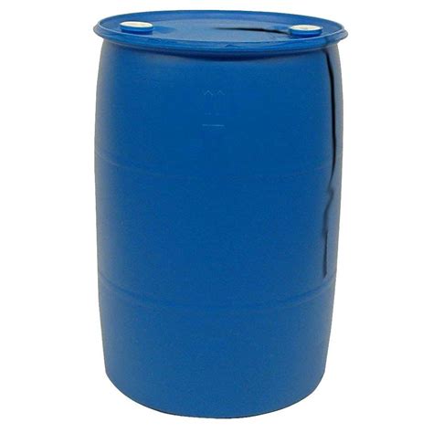 55 Gal Blue Industrial Plastic Drum Pth0933 The Home Depot Plastic