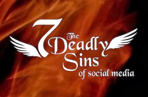 infographic the 7 deadly sins of social media ~ sociable360 what the world is talking about