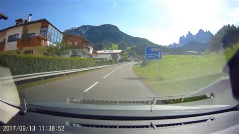 Driving From Bolzano To Puez Odle Nature Park Youtube