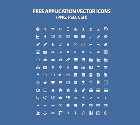 100 Free Pixel Pefect Vector Icons For Web Apps Icons Graphic