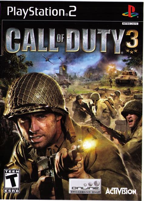 Call Of Duty 3 Cover Or Packaging Material Mobygames