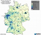 Germany Population Density - Vivid Maps