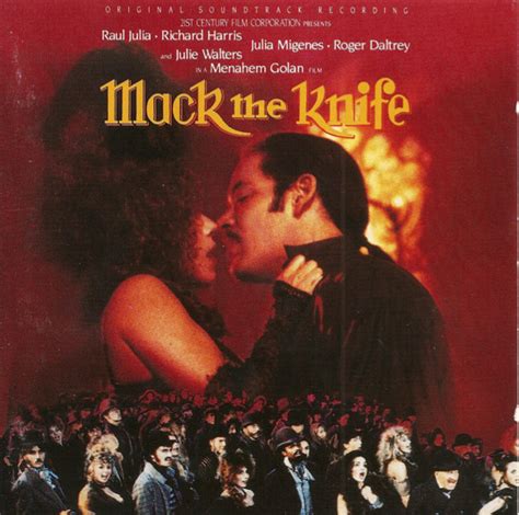 Kurt Weill Bertolt Brecht Mack The Knife Original Soundtrack Recording 1989 Cd Discogs