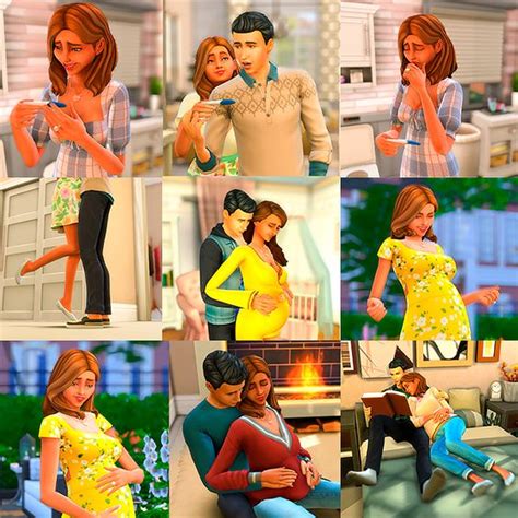 Sims 4 Pregnancy Reveal Poses
