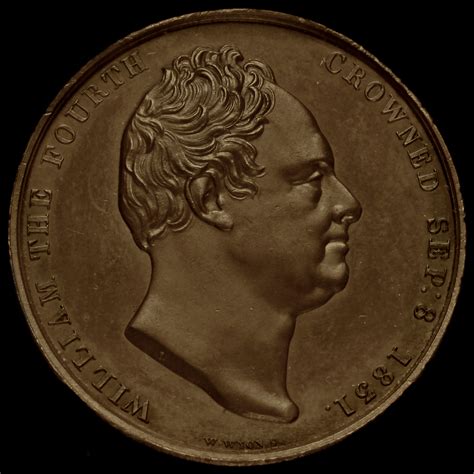 1831 William Iv Coronation Bronze Medal