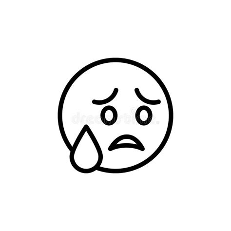 Sad Emoji Outline Icon Signs And Symbols Can Be Used For Web Logo