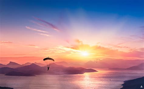 Parasailing Scene 4k Wallpapers Wallpapers Hd